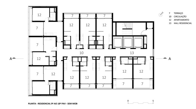 Edifício Nine 3134 / aflalo/gasperini arquitetos - Imagem 18 de 21