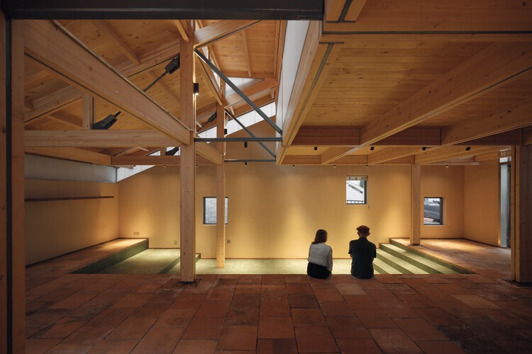 Guanyao de Foshan/Greyspace Architects Center for Culture and Arts - Fotografía interior, madera, vigas fijas
