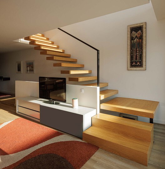 PI House / ArquitectosRT - Interior Photography, Stairs, Wood, Handrail