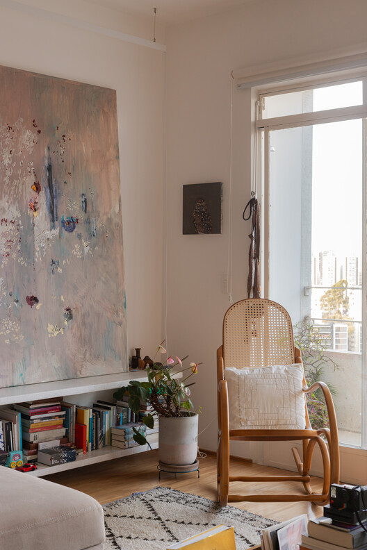 Apartamento Alfonso Bovero / Guido Otero Arquitetura - Fotografia de Interiores, Madeira, Iluminação, Cadeira