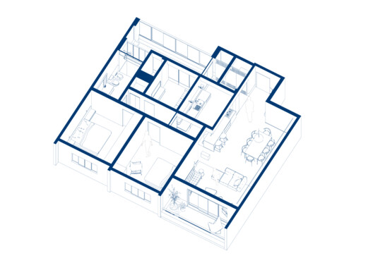 Apartamento Alfonso Bovero / Guido Otero Arquitetura - Imagem 20 de 21