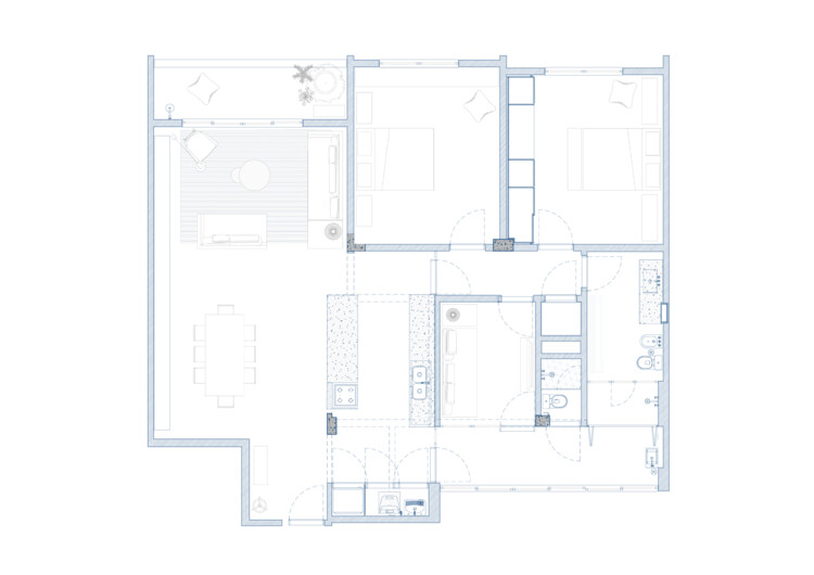 Apartamento Alfonso Bovero / Guido Otero Arquitetura - Imagem 19 de 21