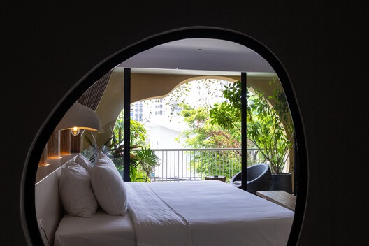 Saha Casa Boutique / Ho Khue Architects - Interior Photography, Bedroom, Balcony