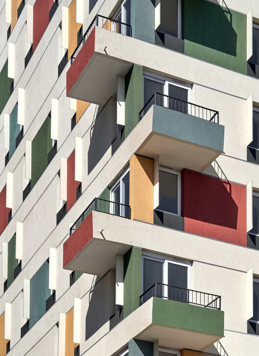 Lagoon View Residential Complex / Mobil Arquitectos + Álvaro Arancibia Arquitecto - Interior Photography, Stairs, Balcony