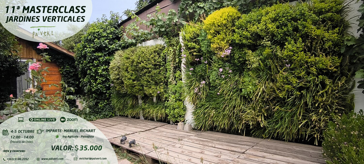 11ª Masterclass jardines verticales online - Imagen Principal