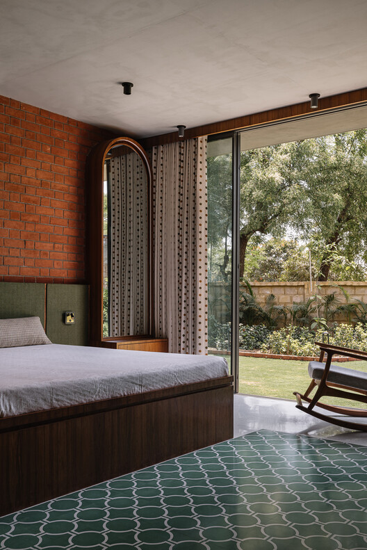 Teen Vaults House / Vaissnavi Shukl - Interior Photography, Bedroom, Wood, Lighting, Bed