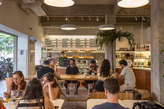 Café So_lo _ Copacabana / Estúdio Chão - Interior Photography, Table, Shelving, Chair