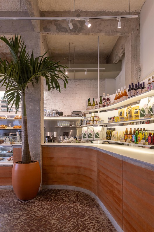 Café So_lo _ Copacabana / Estúdio Chão - Interior Photography, Kitchen, Shelving, Lighting