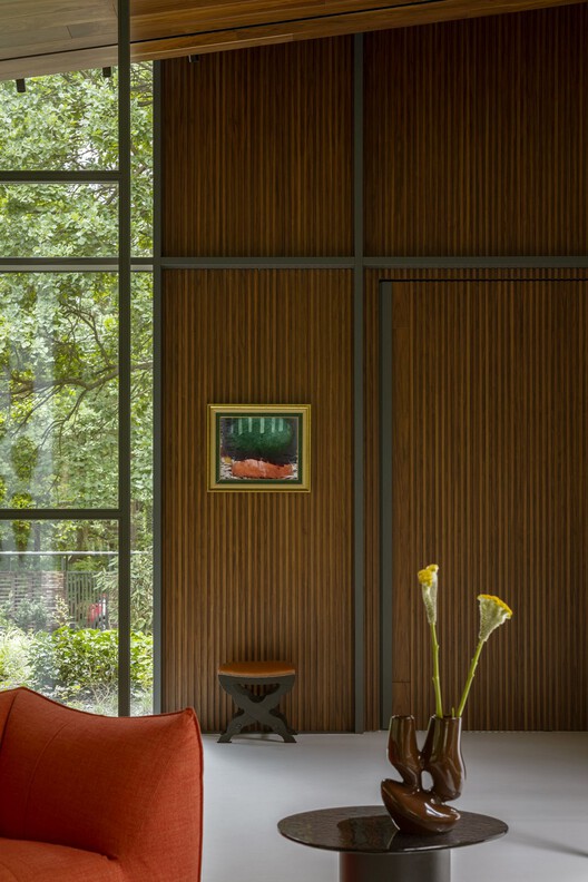 The Travelers’ House / BBGK Architects + Katarzyna Mach - Interior Photography, Wood, Glass, Chair