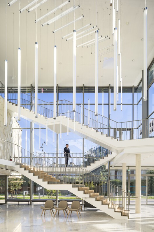 Regional Theater of Beauvaisis / atelier AJC - Interior Photography, Stairs, Glass