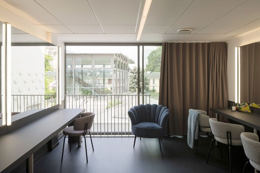 Regional Theater of Beauvaisis / atelier AJC - Interior Photography, Chair, Glass