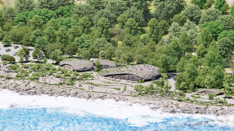 MVRDV Designs Masterplan with Rock-Inspired Tourist Facilities for Jialeshui, Taiwan - Image 1 of 21