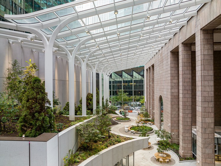 550 Madison Avenue Garden / Snøhetta - Exterior Photography, Glass, Garden