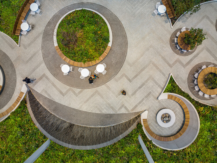 麦迪逊大道 550 号花园 / Snøhetta - 室内图, 花园, 庭院