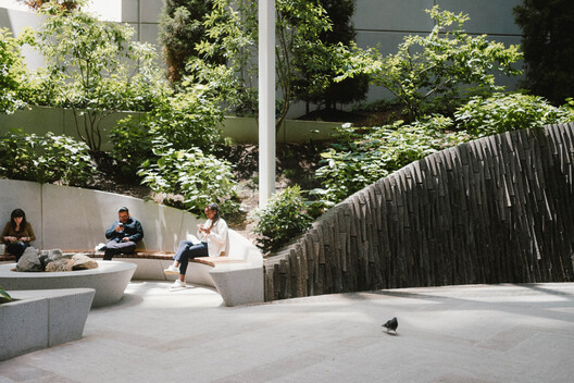 550 Madison Avenue Garden / Snøhetta - Exterior Photography, Garden, Concrete, Courtyard