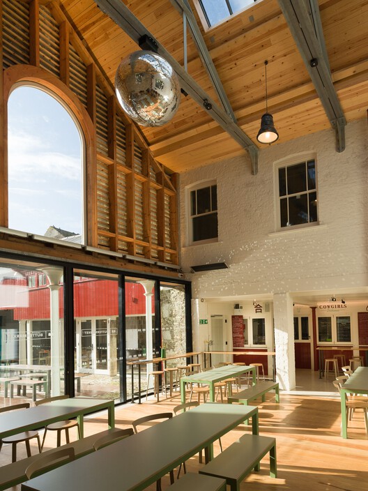 Buttermarket into Community Hub / Thread - Interior Photography, Wood, Lighting, Beam
