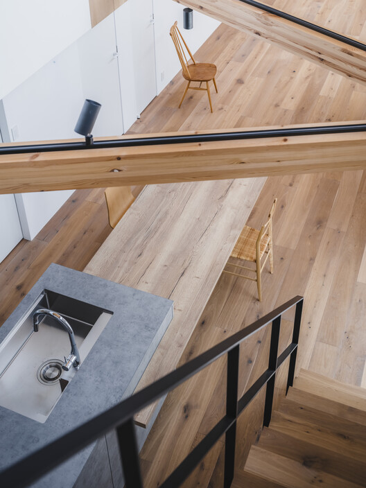 Grand Room House / IGArchitects - Interior Photography, Wood, Handrail