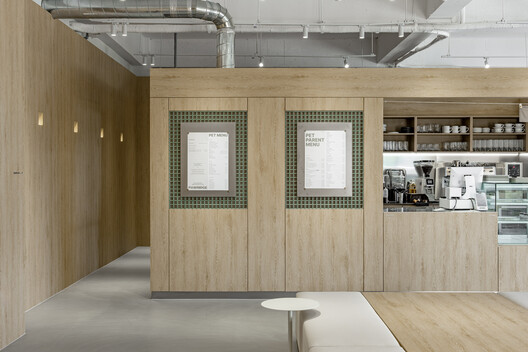 Pawridge Pet Cafe / Studio Cereal Number - Interior Photography, Kitchen, Wood, Chair