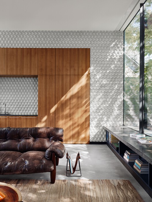Highland Park Residence / Alterstudio Architecture - Interior Photography, Living Room, Wood