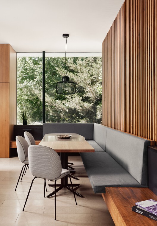 Highland Park Residence / Alterstudio Architecture - Interior Photography, Living Room, Wood, Table, Chair