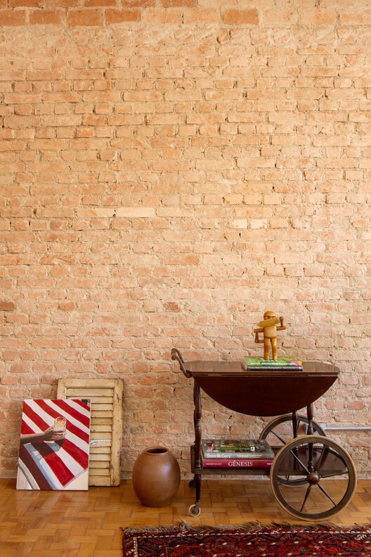 Apartamento Hípica / Mana arquitetura Apartamento Hípica / Mana arquitetura - Fotografia de Interiores, Tijolo, Cadeira