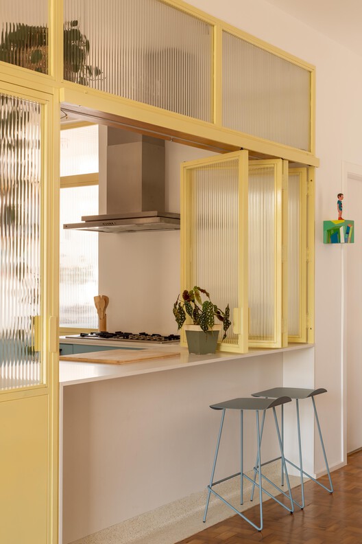 Apartamento Hípica / Mana arquitetura - Fotografia de Interiores, Cozinha, Madeira, Iluminação, Vidro