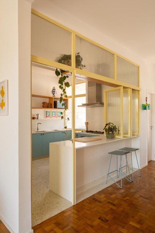 Apartamento Hípica / Mana arquitetura - Fotografia de Interiores, Cozinha, Madeira, Iluminação, Vidro