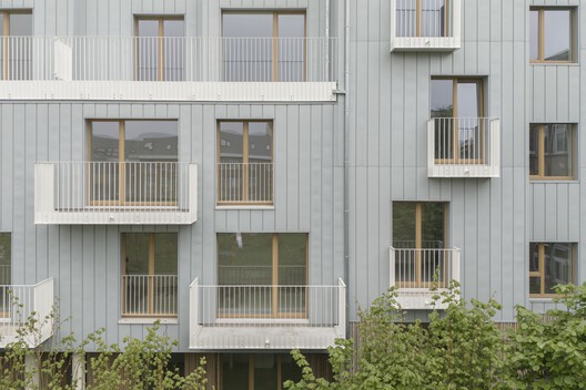 Grande Haie Social Housing  / P&P Architectes - Exterior Photography, Wood, Balcony