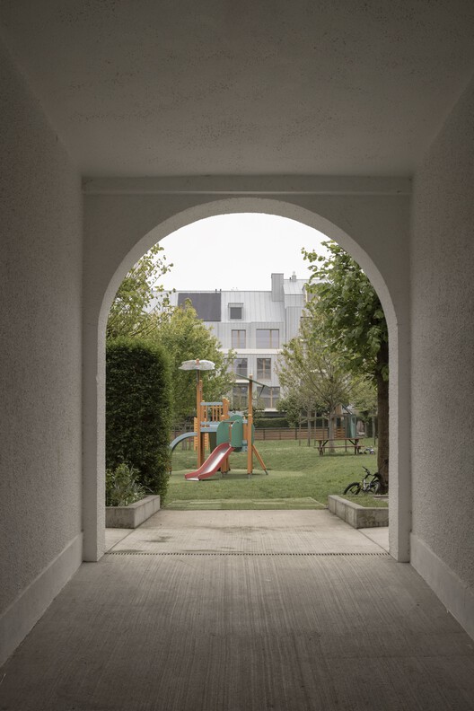 Grande Haie Social Housing  / P&P Architectes - Interior Photography, Garden, Courtyard