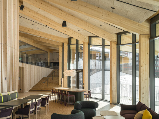 World of Volvo Experience Center / Henning Larsen - Interior Photography, Wood, Beam