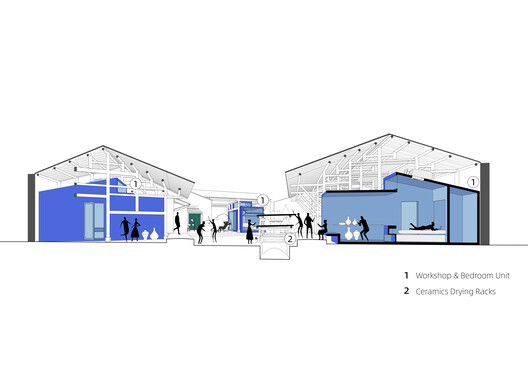 Porcelain Studios Plugin Revival  / People's Architecture Office + Liu Kecheng Design Studio - Image 25 of 29