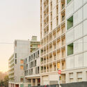 67-Unit Social Housing Building in Illa Glòries / Vivas Arquitectos + Pau Vidal - Exterior Photography, Social Housing