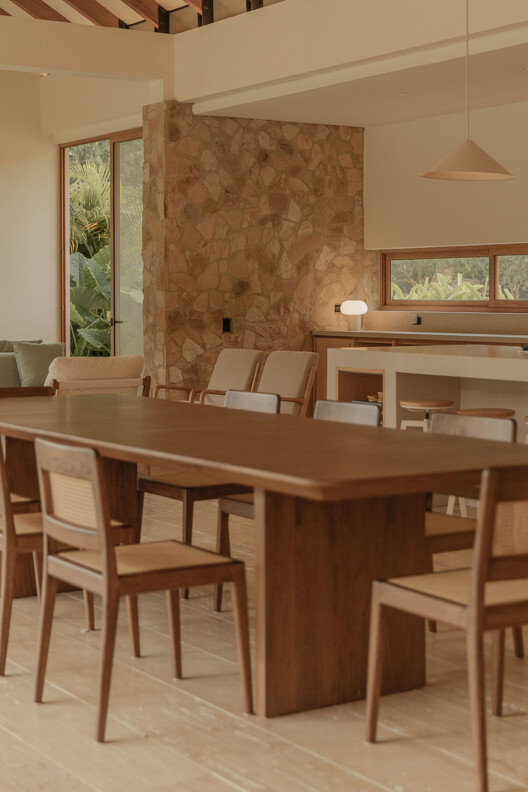 House N / crearq. - Interior Photography, Dining room, Wood, Table, Chair