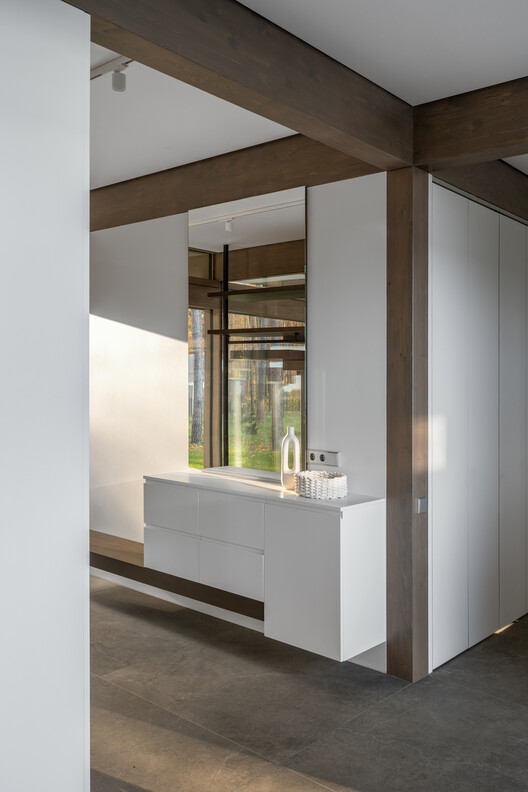 Forest House / Karlikova Architects - Interior Photography, Wood, Lighting, Door, Glass