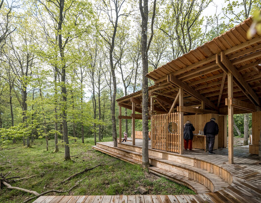 Trailcenter Rytterknægten / Matters architects - Exterior Photography, Wood, Forest
