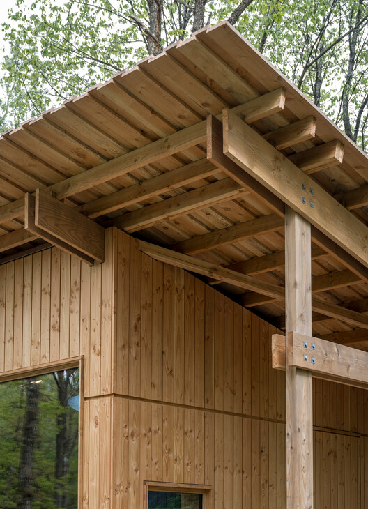 Trailcenter Rytterknægten / Matters architects - Interior Photography, Wood, Beam