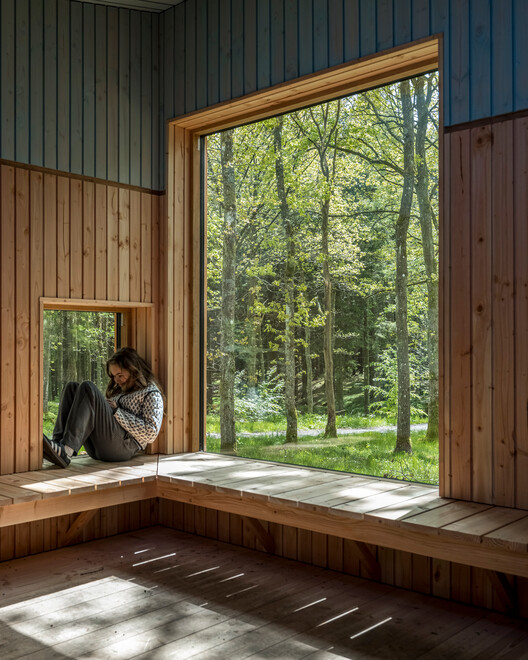 Trailcenter Rytterknægten / Matters architects - Interior Photography, Wood
