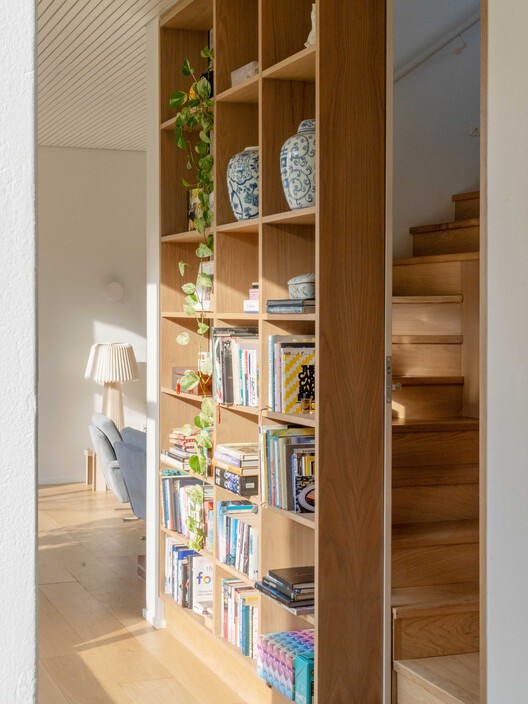 Two Sides House / MiMo Architects - Interior Photography, Closet, Shelving, Wood, Lighting