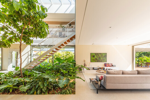 RMG Residence / OTP arquitetura - Interior Photography, Living Room, Garden, Courtyard