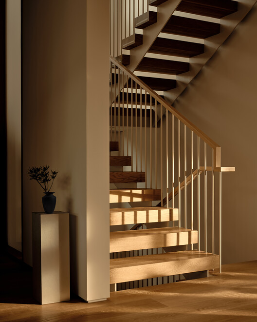 Keogh Residence / Venn Studio - Interior Photography, Stairs, Wood, Handrail