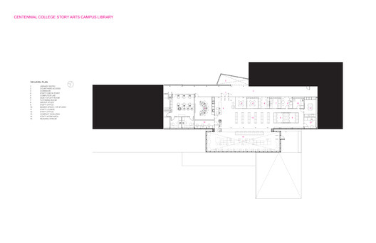 Centennial College Story Arts Campus Library / RDHA - Image 15 of 17