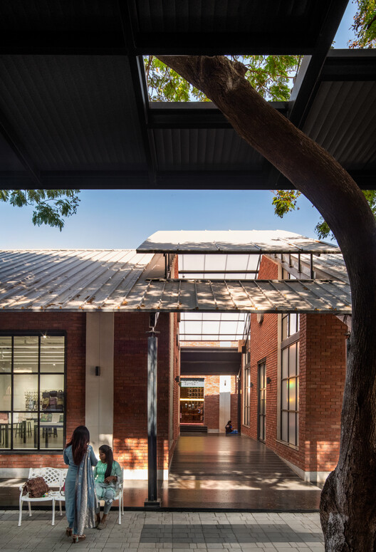 The Lakshmi Mills / Studio Lotus - Interior Photography, Facade, Brick, Door, Courtyard