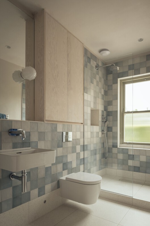 Twin Pitches House Extension / Atelier Baulier - Interior Photography, Bathroom, Toilet, Sink