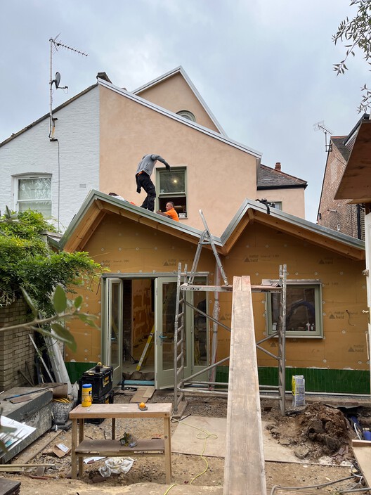 Twin Pitches House Extension / Atelier Baulier - Exterior Photography, Wood