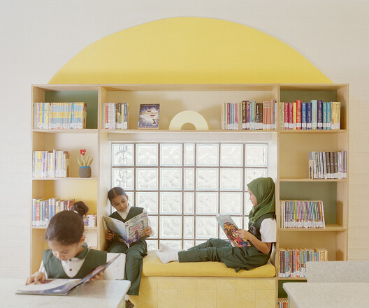 Rahmah Library / The MAAK - Interior Photography, Closet, Shelving