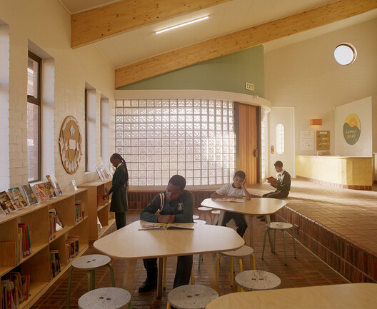 Rahmah Library / The MAAK - Interior Photography, Dining room, Chair