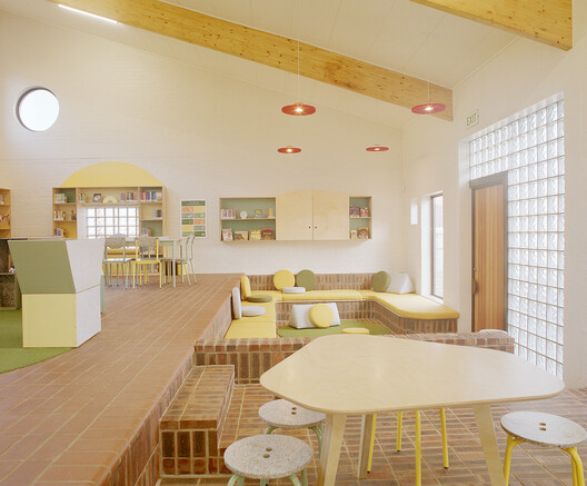 Rahmah Library / The MAAK - Interior Photography, Dining room, Wood
