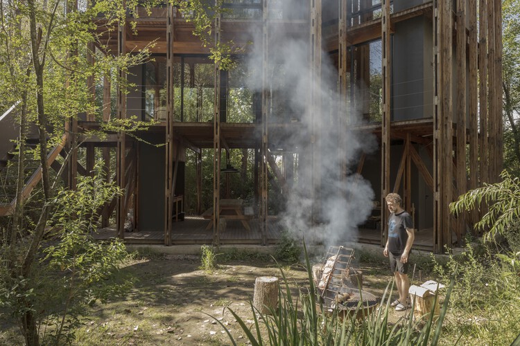 Cabaña en Buenos Aires, Palito Case 5 / Matías Cosenza Architects - Fotografía exterior, madera