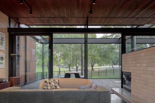 Batten House / Ben Walker Architects - Interior Photography, Wood, Door, Glass, Deck, Beam