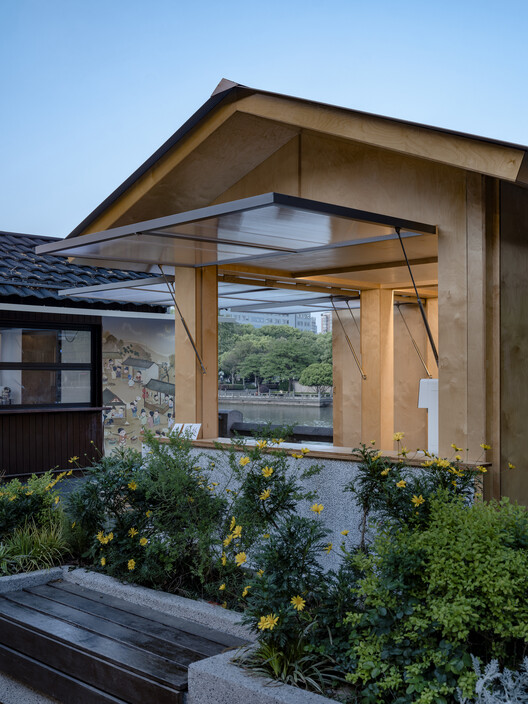 Canal Pavilion Post / ZAOZUO ARCHITECTURE STUDIO - Exterior Photography, Wood